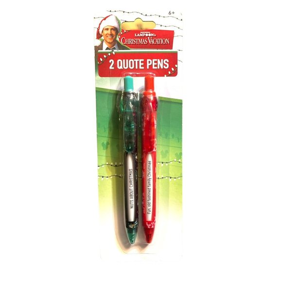 National Lampoon Other - National Lampoon's Christmas Vacation Writing Quote Pens 2pcs per Pack NWT